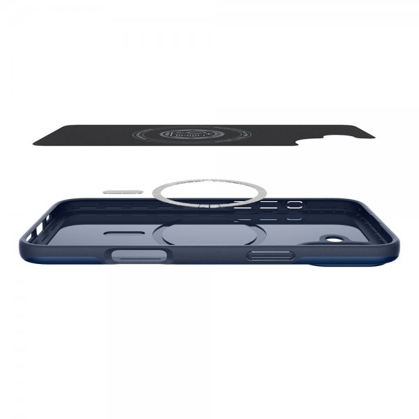 Spigen iPhone 16 Cover Thin Fit MagFit Navy Blue