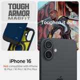 Spigen iPhone 16 Cover Tough Armor MagFit Navy Blue