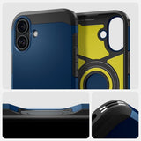 Spigen iPhone 16 Cover Tough Armor MagFit Navy Blue