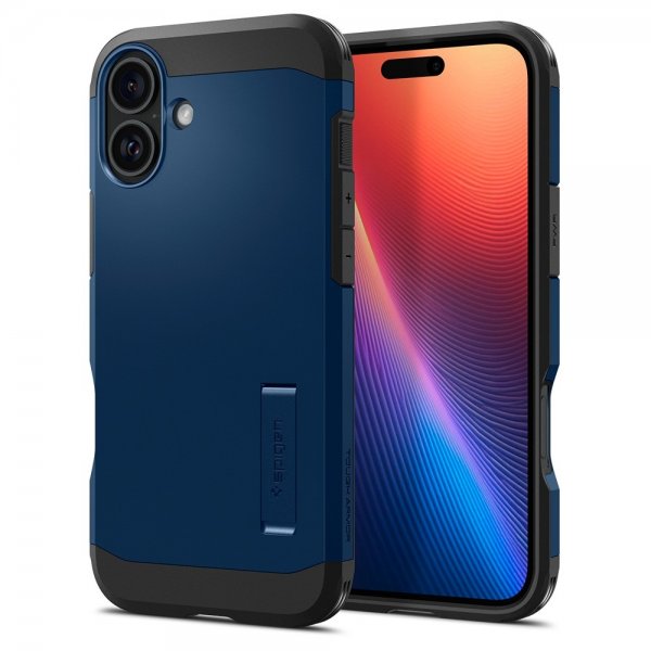 Spigen iPhone 16 Cover Tough Armor MagFit Navy Blue