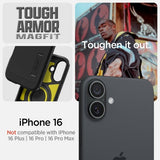 Spigen iPhone 16 Cover Tough Armor MagFit Sort