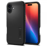 Spigen iPhone 16 Cover Tough Armor MagFit Sort