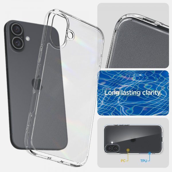 Spigen iPhone 16 Cover Ultra Hybrid Frost Clear