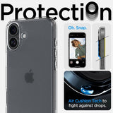 Spigen iPhone 16 Cover Ultra Hybrid Frost Clear