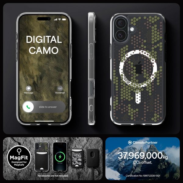 Spigen iPhone 16 Cover Ultra Hybrid MagFit Digital Camo