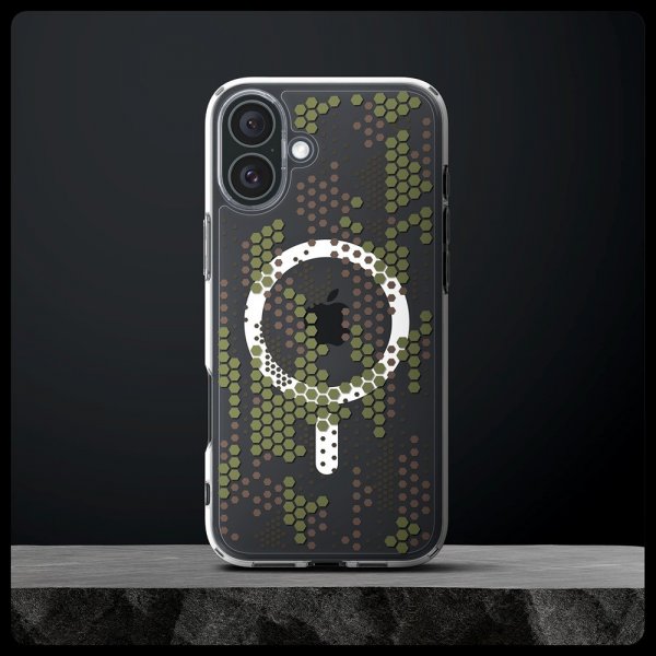 Spigen iPhone 16 Cover Ultra Hybrid MagFit Digital Camo