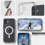 Spigen iPhone 16 Cover Ultra Hybrid MagFit Hvid
