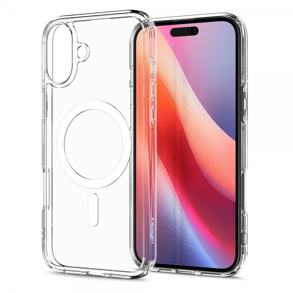 Spigen iPhone 16 Cover Ultra Hybrid MagFit Hvid