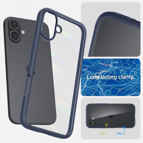 Spigen iPhone 16 Cover Ultra Hybrid Navy Blue