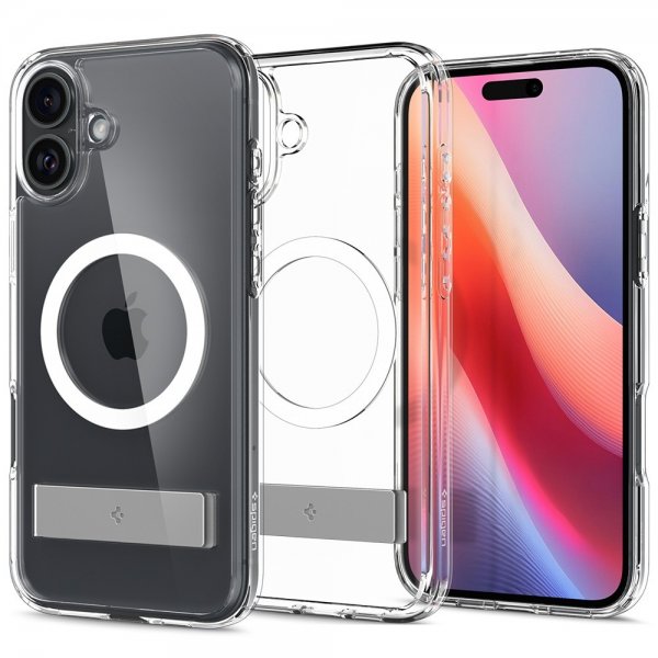 Spigen iPhone 16 Cover Ultra Hybrid S MagFit Krystalklar