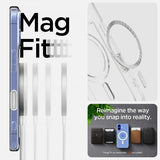 Spigen iPhone 16 Cover Ultra Hybrid T MagFit Klar Hvid