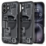 Spigen iPhone 16 Cover Ultra Hybrid Zero One MagFit Sort
