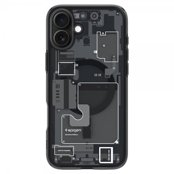 Spigen iPhone 16 Cover Ultra Hybrid Zero One MagFit Sort