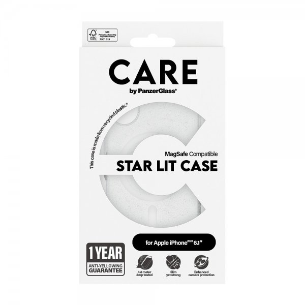 CARE by PanzerGlass iPhone 16 Cover Urban Combat MagSafe Star Lit