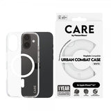 CARE by PanzerGlass iPhone 16 Cover Urban Combat MagSafe Hvid