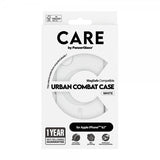 CARE by PanzerGlass iPhone 16 Cover Urban Combat MagSafe Hvid