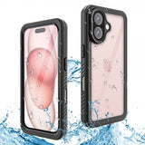 Redpepper iPhone 16 Cover Vandtæt IP68 Sort