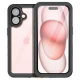 Redpepper iPhone 16 Cover Vandtæt IP68 Sort