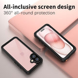Redpepper iPhone 16 Cover Vandtæt IP68 Sort