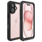 Redpepper iPhone 16 Cover Vandtæt IP68 Sort