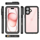 Redpepper iPhone 16 Cover Vandtæt IP68 Sort