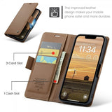CaseMe iPhone 16e/17e Etui 023 Series Brun