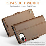 CaseMe iPhone 16e/17e Etui 023 Series Brun