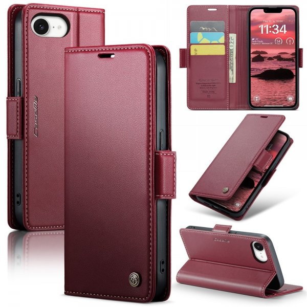 CaseMe iPhone 16/17 Etui 023-serien Rød