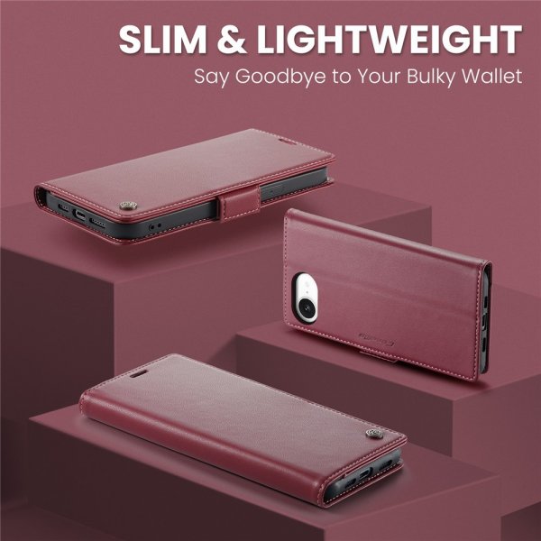CaseMe iPhone 16/17 Etui 023-serien Rød