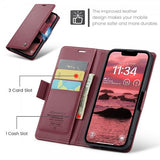 CaseMe iPhone 16/17 Etui 023-serien Rød