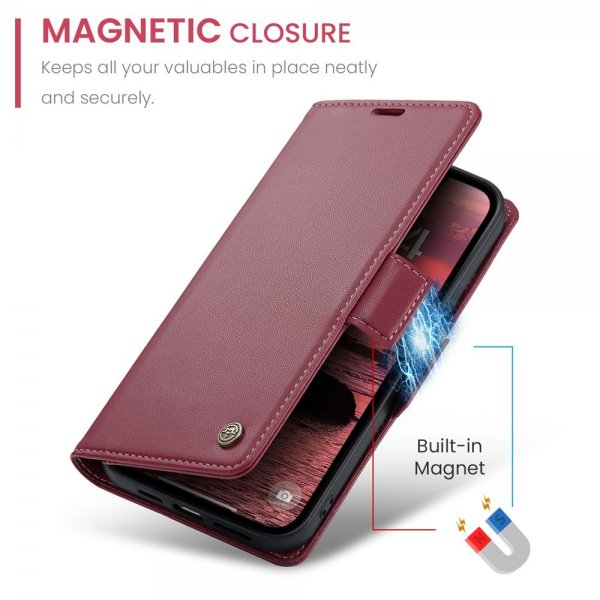 CaseMe iPhone 16/17 Etui 023-serien Rød