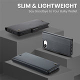 CaseMe iPhone 16/17 Etui 023 Series Sort