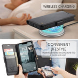 CaseMe iPhone 16/17 Etui 023 Series Sort