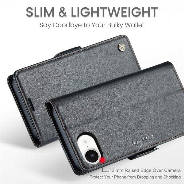 CaseMe iPhone 16/17 Etui 023 Series Sort