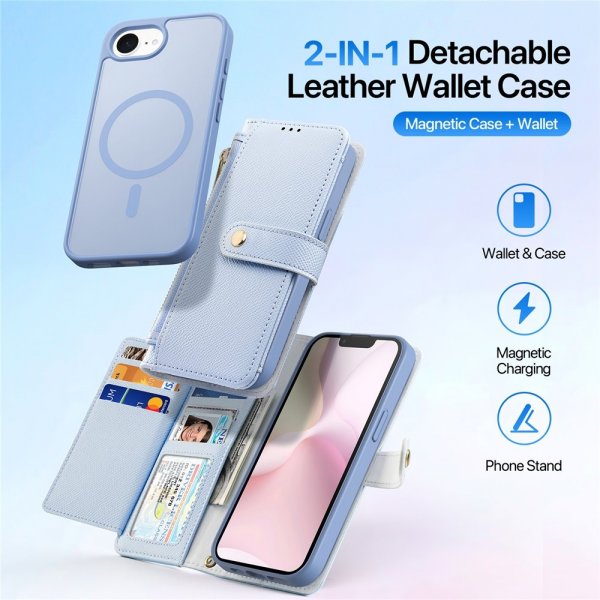 Dux Ducis iPhone 16/17 Etui 2-i-1 Lawa Series MagSafe Blå