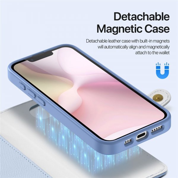 Dux Ducis iPhone 16/17 Etui 2-i-1 Lawa Series MagSafe Blå
