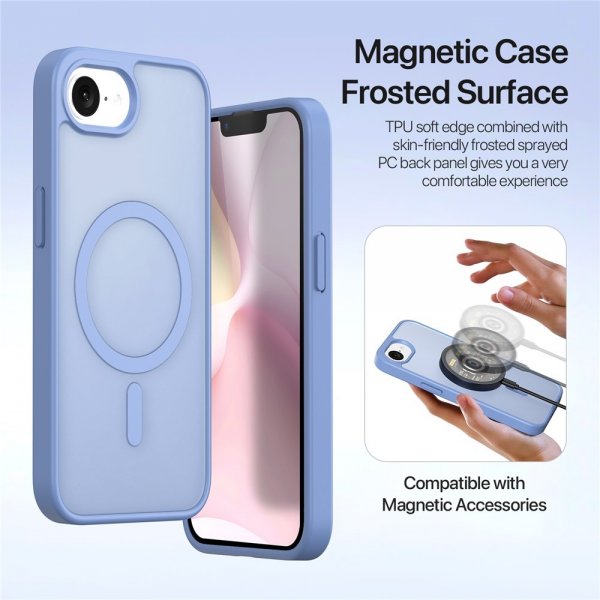Dux Ducis iPhone 16/17 Etui 2-i-1 Lawa Series MagSafe Blå