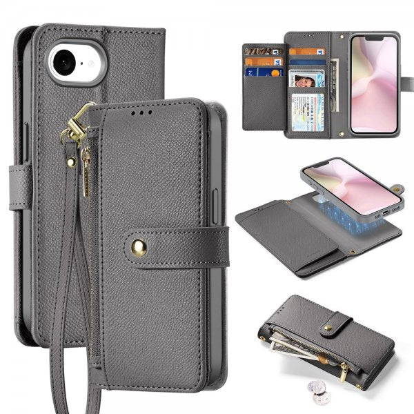 Dux Ducis iPhone 16e/17e Etui 2-i-1 Lawa Series MagSafe Grå