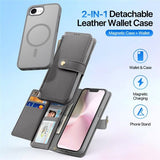 Dux Ducis iPhone 16e/17e Etui 2-i-1 Lawa Series MagSafe Grå