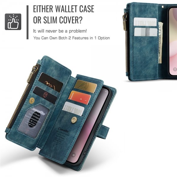 CaseMe iPhone 16/17 Etui C30 Serie Blå