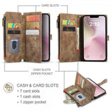 CaseMe iPhone 16./17. Etui C30 Serie Brun