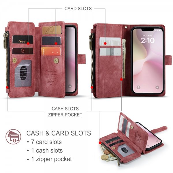 CaseMe iPhone 16/17 Etui C30 Series Rød