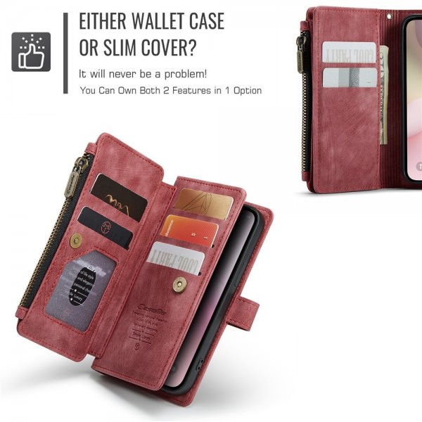 CaseMe iPhone 16/17 Etui C30 Series Rød