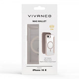 Vivanco iPhone 16e/17e Etui Mag Wallet Grå