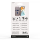 Vivanco iPhone 16e/17e Etui Mag Wallet Grå