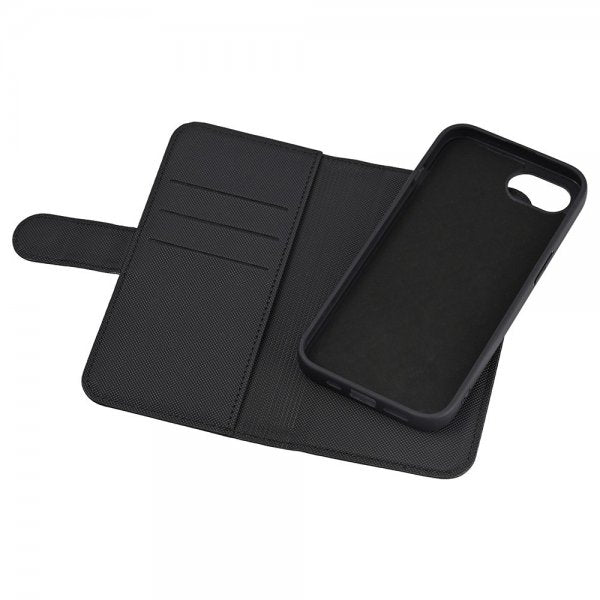 Deltaco iPhone 16e/17e Etui med aftageligt MagSafe-cover Sort