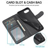 Lc.Imeeke iPhone 16/17 Etui med Kortlomme Standfunktion Sort