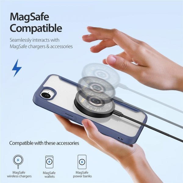 Dux Ducis iPhone 16./17. Etui Skin X Pro Series MagSafe Blå