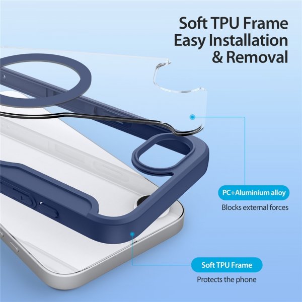 Dux Ducis iPhone 16./17. Etui Skin X Pro Series MagSafe Blå