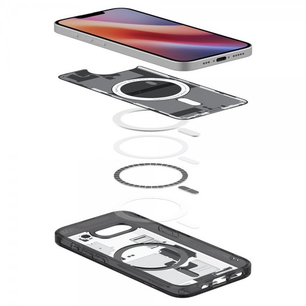 Spigen iPhone 16/iPhone 17 Cover Ultra Hybrid Zero One MagFit Sort